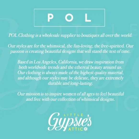 POL Feminine Floral Yellow Tunic Top - Picture 8 of 8